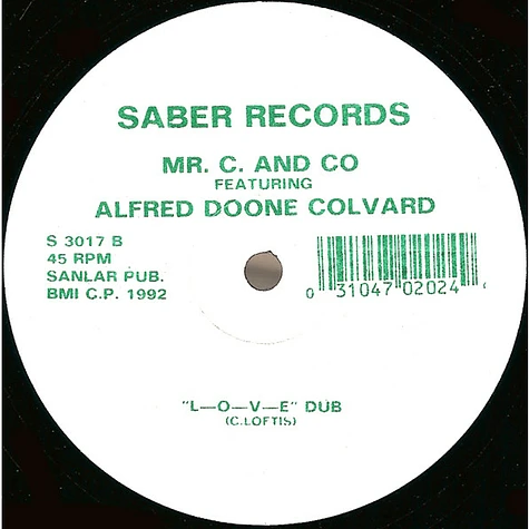 Mr. C. And Co. Featuring Alfred Doone Colvard - L-O-V-E