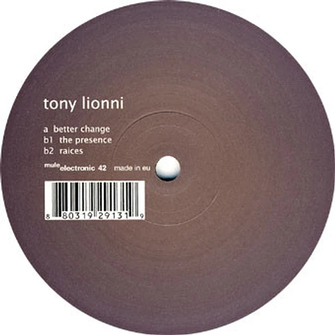 Tony Lionni - Better Change