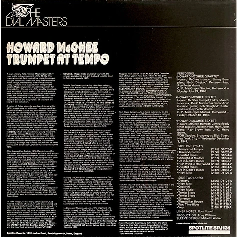 Howard McGhee - Trumpet At Tempo