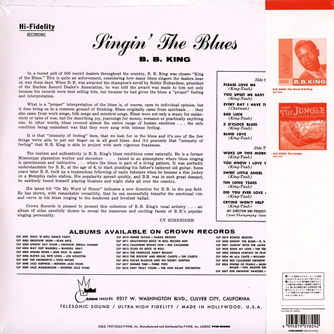 B.B. King - Singin' The Blues