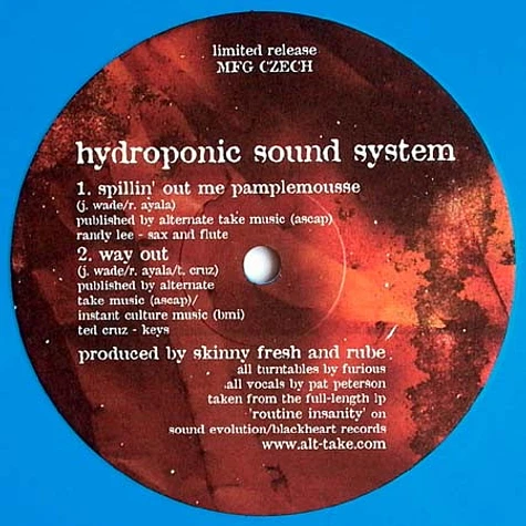 Tone Theory / Hydroponic Sound System - Untitled