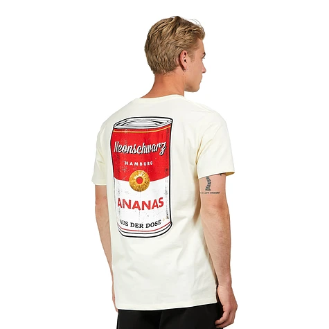 Neonschwarz - Ananas Dose T-Shirt