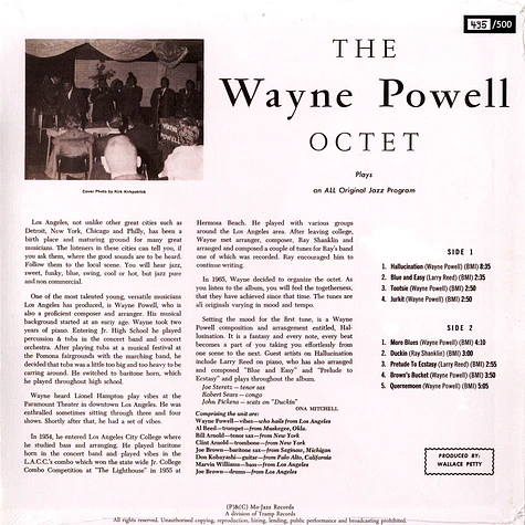 Wayne Powell Octet - Plays Hallucination