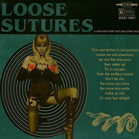 Loose Sutures - A Gash With Sharp Teeth And Other Tales Black In Blue Vinyl Edition