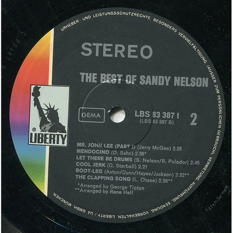 Sandy Nelson - The Best Of Sandy Nelson