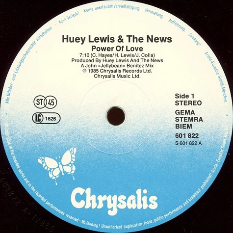 Huey Lewis & The News - The Power Of Love