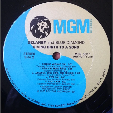 Delaney Bramlett And Blue Diamond - Giving Birth To A Song
