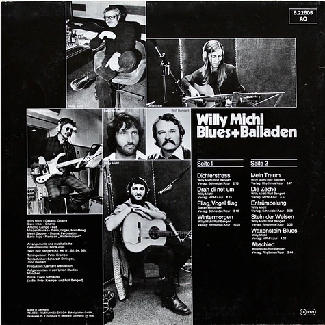 Willy Michl - Blues + Balladen