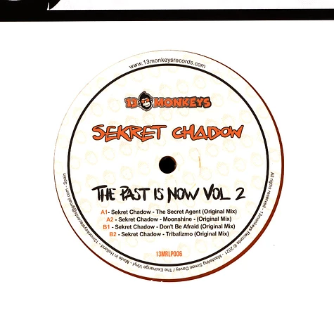 Sekret Chadow - The Past Is Now Volume 2 Orange Marbled Vinyl Edition