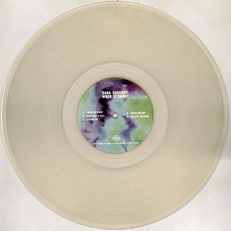 Dana Gavanski - When It Comes Clear Vinyl Edition