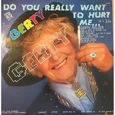 Gerty Molzen - Do You Really Want To Hurt Me ...