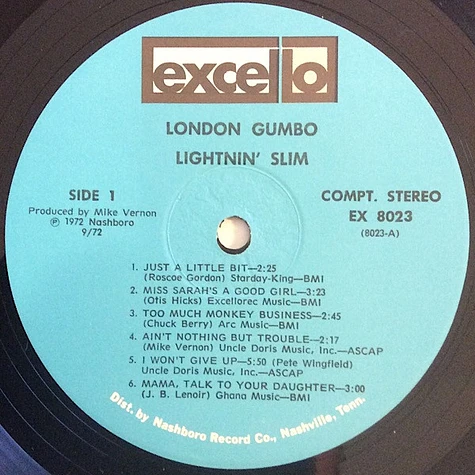 Lightning Slim - London Gumbo