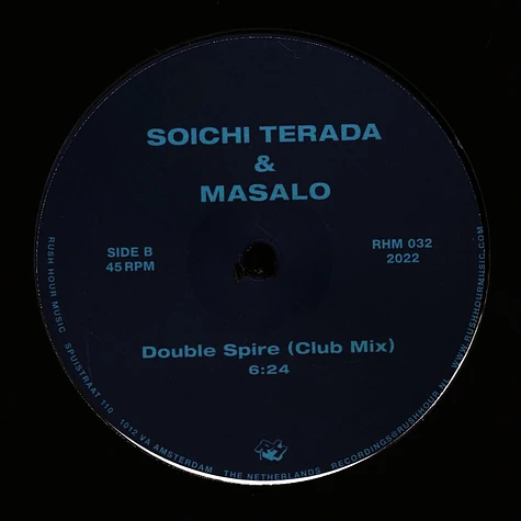 Soichi Terada & Masalo - Diving Into Minds / Double Spire (Club Mixes)