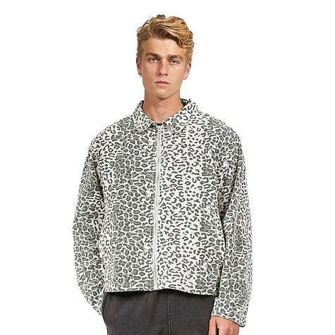 レオパードstussy leopard mesh zip jacket レオパード - その他