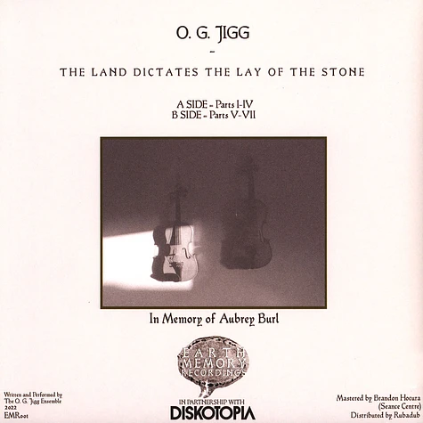 O. G. Jigg - The Land Dictates The Lay Of The Stone
