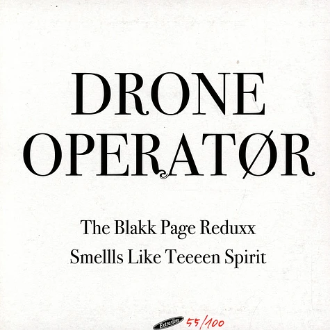 Drone Operatør - Smellls Like Blakk Page Orange Vinyl Edition