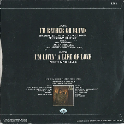Ruby Turner - I'd Rather Go Blind