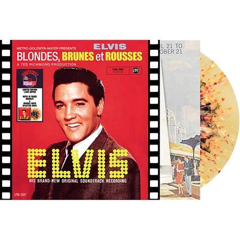 Elvis Presley - Blondes, Brunes & Rousses Record Store Day 2022 Marbled Splatter Vinyl Edition