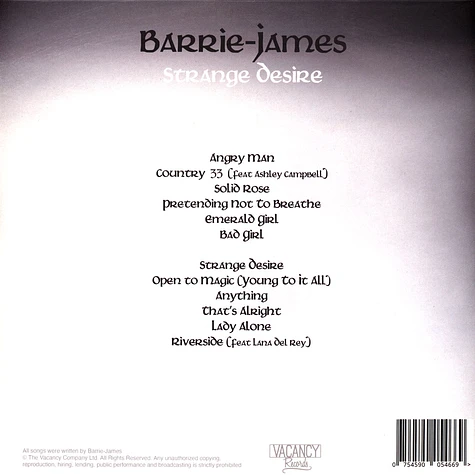 Barrie-James - Strange Desire