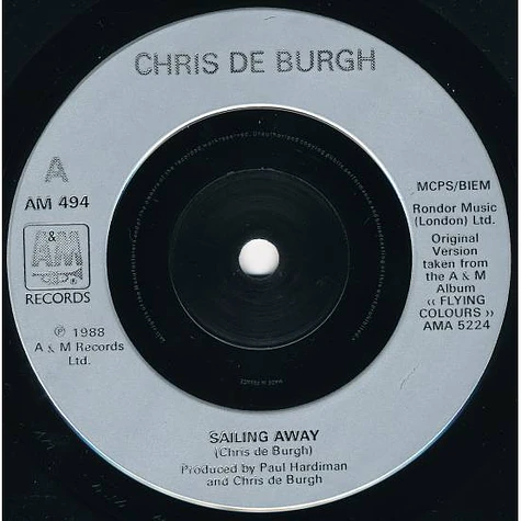 Chris de Burgh - Sailing Away
