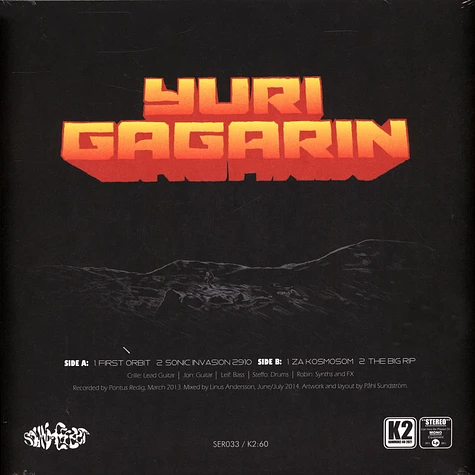 Yuri Gagarin - Yuri Gagarin Black Vinyl Edition