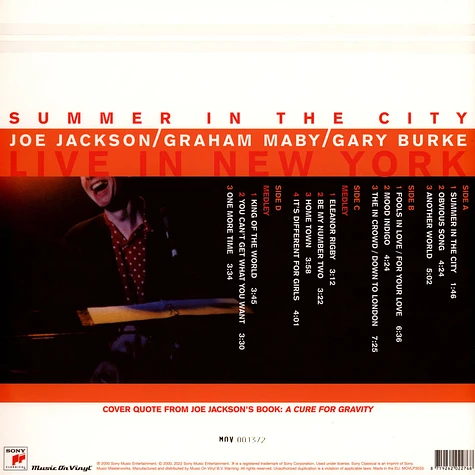 Joe Jackson - Summer In The City