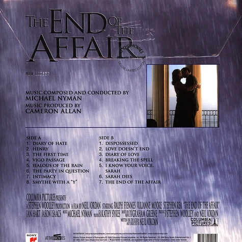 V.A. - OST End Of The Affair Flaming Colored Vinyl Edition