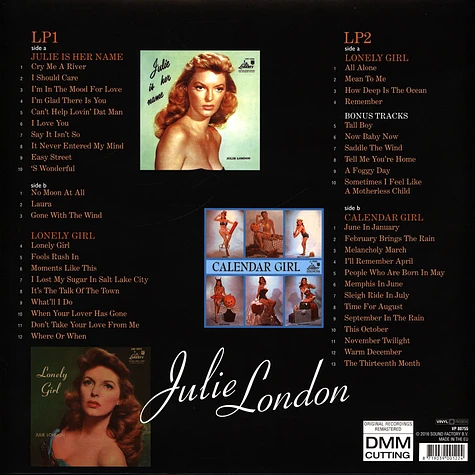 Julie London – Julie is Her Name Volume II sealed France reissue LP