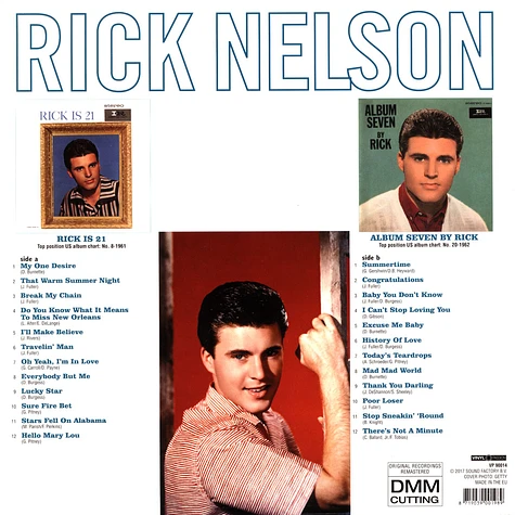 Rick Nelson - Rick Is 21 / Album Seven By Rick