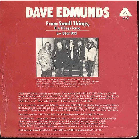 Dave Edmunds - From Small Things, Big Things Come