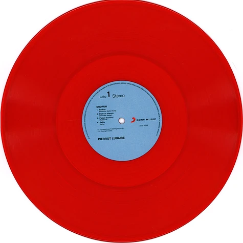 Pierrot Lunaire - Gudrun Record Store Day 2022 Red Vinyl Edition