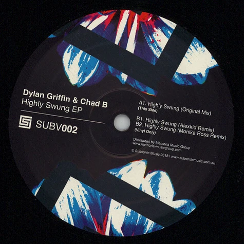Dylan GRIFFIN, CHAD B - Highly Swung EP