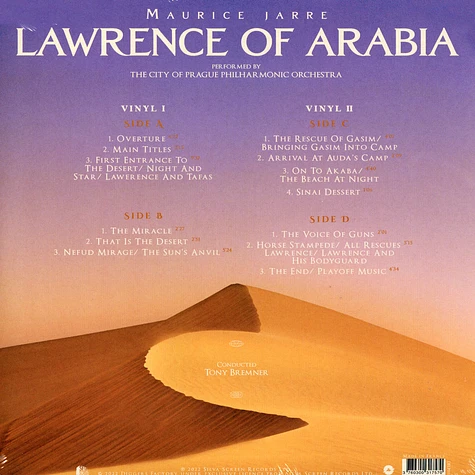 Maurice Jarre - OST Lawrence Of Arabia Black Vinyl Edition