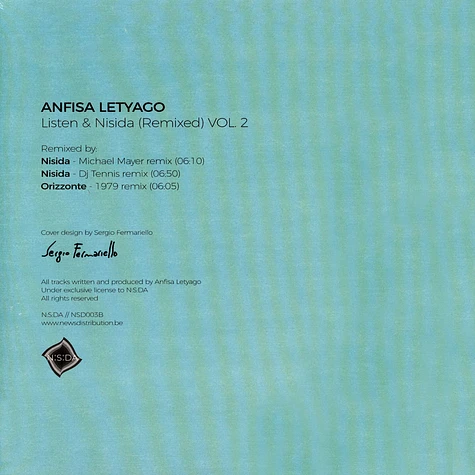 Anfisa Letyago - Listen & Nisida Remixed Volume 2