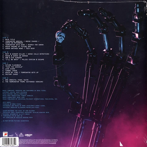 Brad Fiedel - OST The Terminator Clear Vinyl Edition