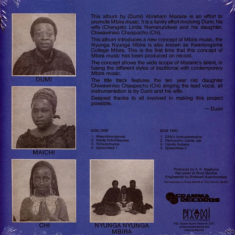 Dumi-Maichi-Na Chi Maraire & Nyunganyunga Mbira - Tichazomuona