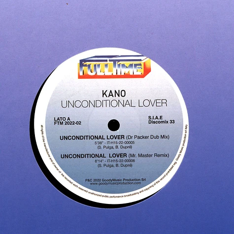 Kano - Unconditional Lover Dr Packer Dub