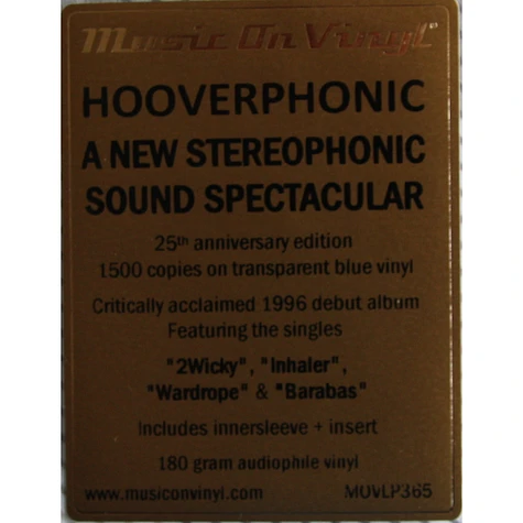 Hooverphonic - A New Stereophonic Sound Spectacular