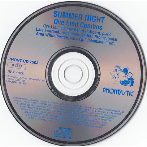 Ove Lind Combos - Summer Night (New Old Melodies In Swing)