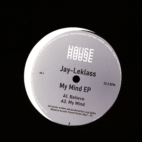 Jay-Leklass - My Mind EP