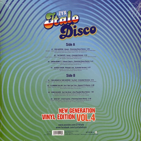 V.A. - ZYX Italo Disco New Generation Volume 4