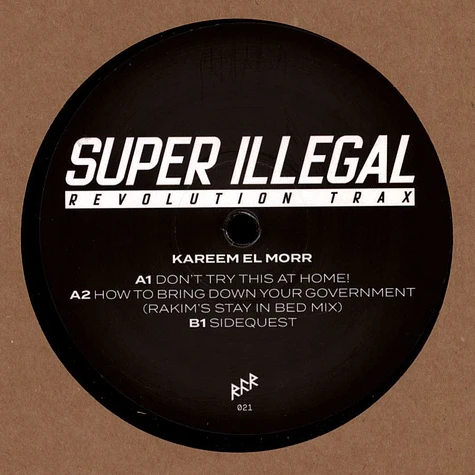 Kareem El Morr - Super Illegal Revolution Trax