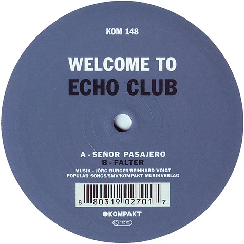 Echo Club - Welcome To Echo Club
