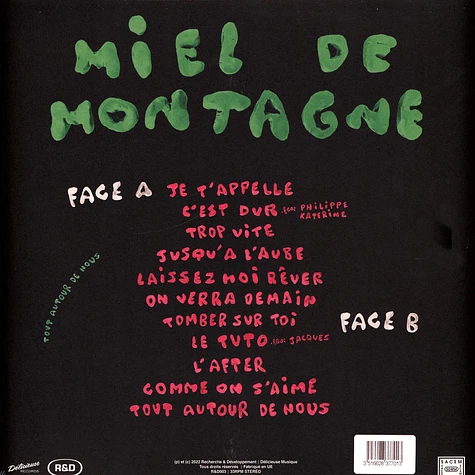 Miel De Montagne - Tout Autour De Nous Green Vinyl Edition