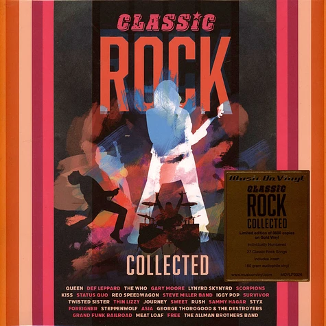 V.A. - Classic Rock Collected Gold Vinyl Edition