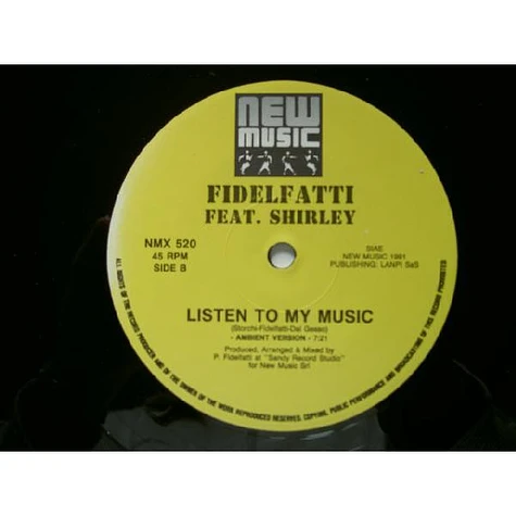 Piero Fidelfatti Feat. Shirley - Listen To My Music