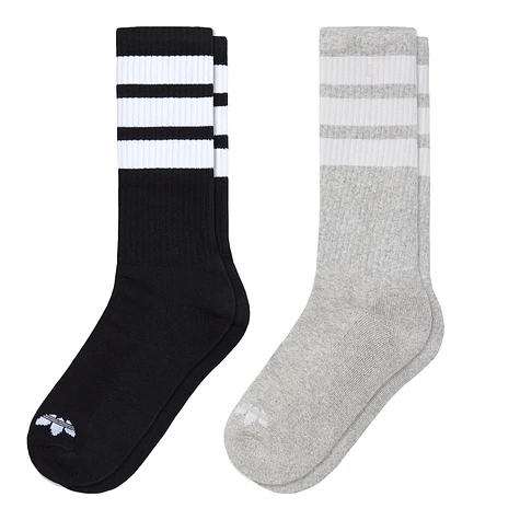 adidas - 3 Stripes Crew Sock (Pack of 2)