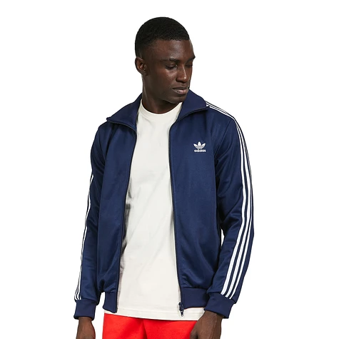 Adidas beckenbauer clearance track top navy