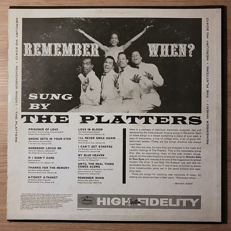 The Platters - Remember When?