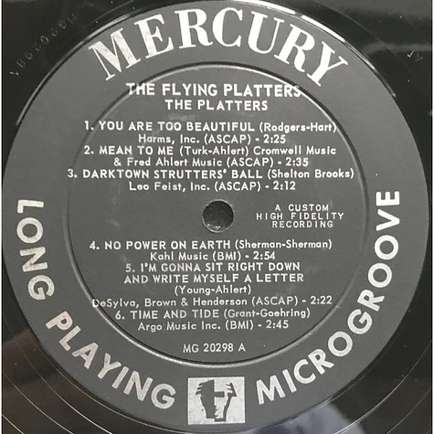 The Platters - The Flying Platters